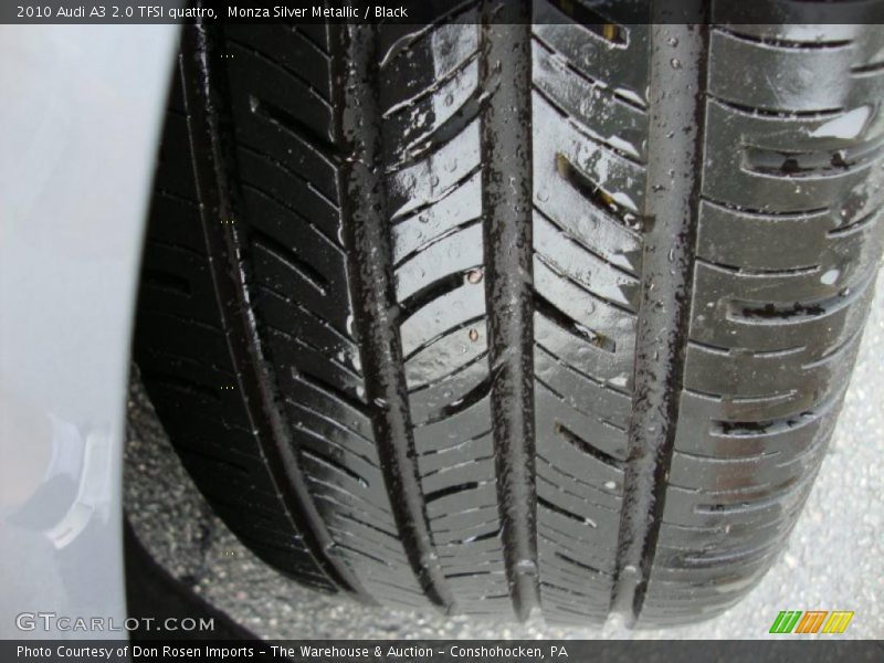 Monza Silver Metallic / Black 2010 Audi A3 2.0 TFSI quattro
