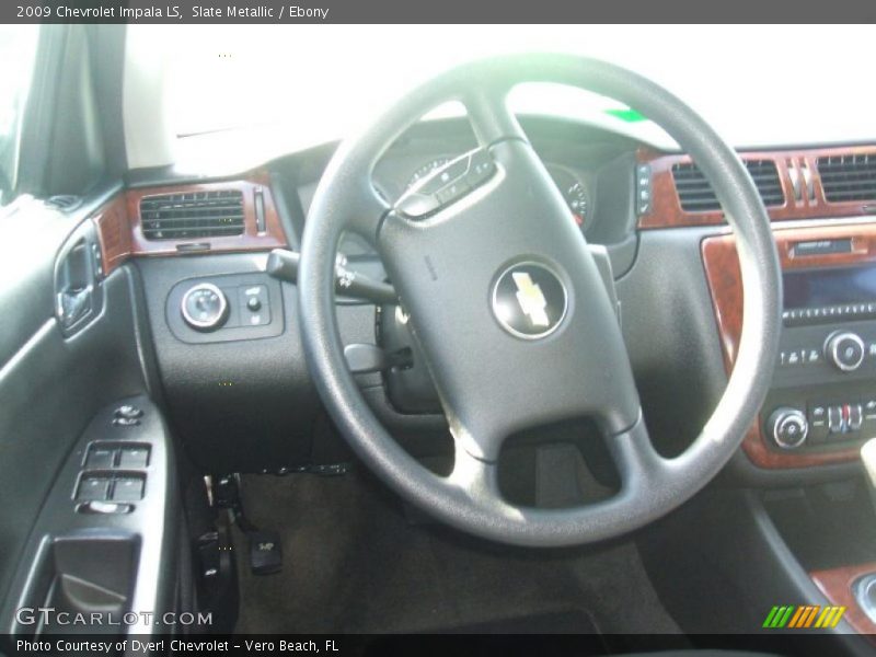 Slate Metallic / Ebony 2009 Chevrolet Impala LS