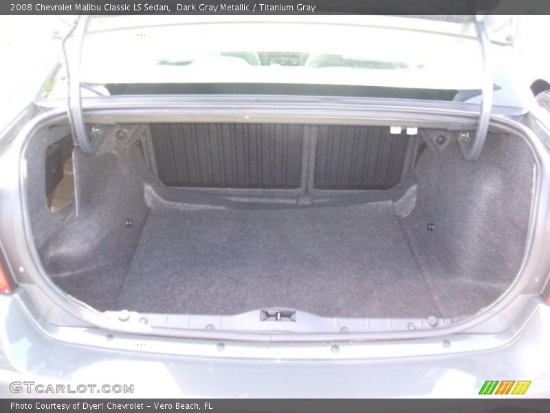 Dark Gray Metallic / Titanium Gray 2008 Chevrolet Malibu Classic LS Sedan