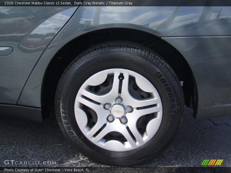 Dark Gray Metallic / Titanium Gray 2008 Chevrolet Malibu Classic LS Sedan