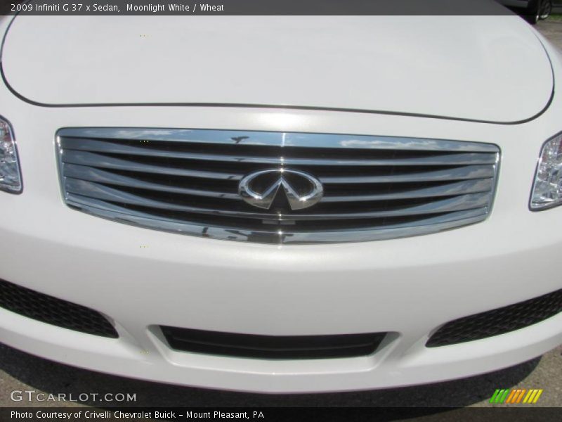 Moonlight White / Wheat 2009 Infiniti G 37 x Sedan