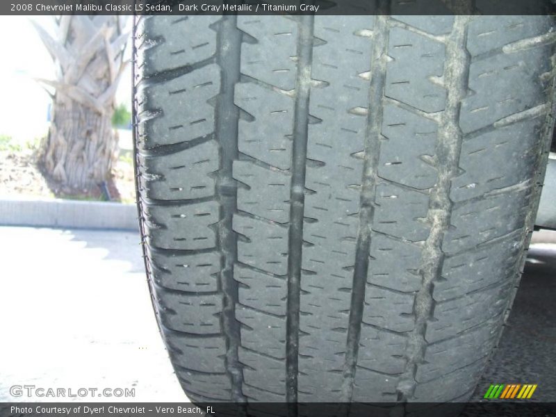 Dark Gray Metallic / Titanium Gray 2008 Chevrolet Malibu Classic LS Sedan