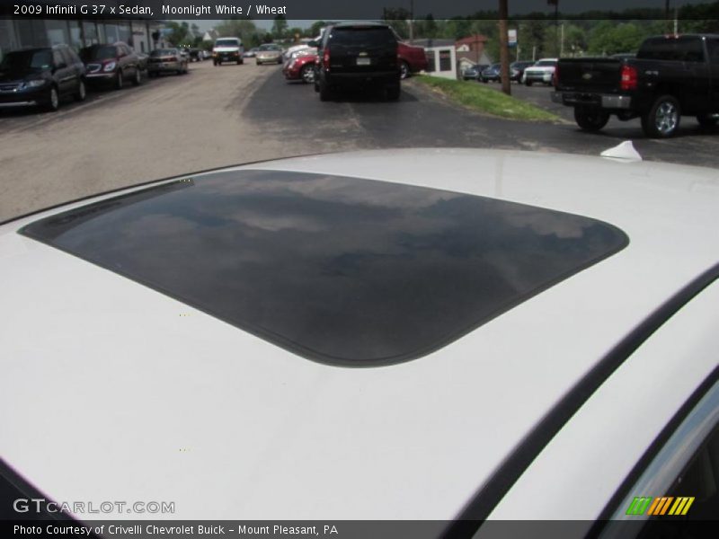 Moonlight White / Wheat 2009 Infiniti G 37 x Sedan
