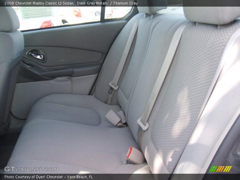Dark Gray Metallic / Titanium Gray 2008 Chevrolet Malibu Classic LS Sedan