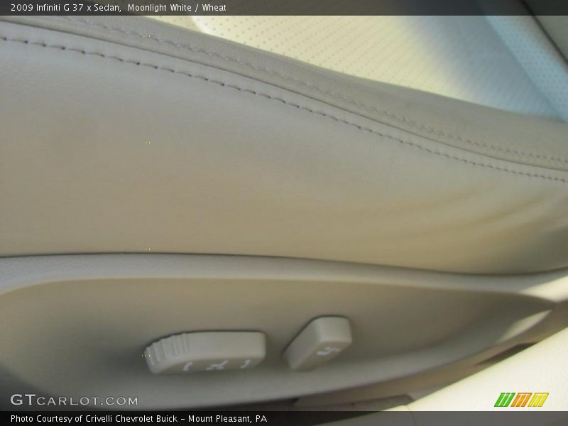 Moonlight White / Wheat 2009 Infiniti G 37 x Sedan