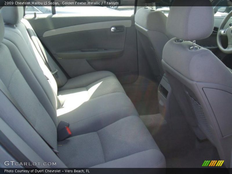 Golden Pewter Metallic / Titanium 2009 Chevrolet Malibu LS Sedan