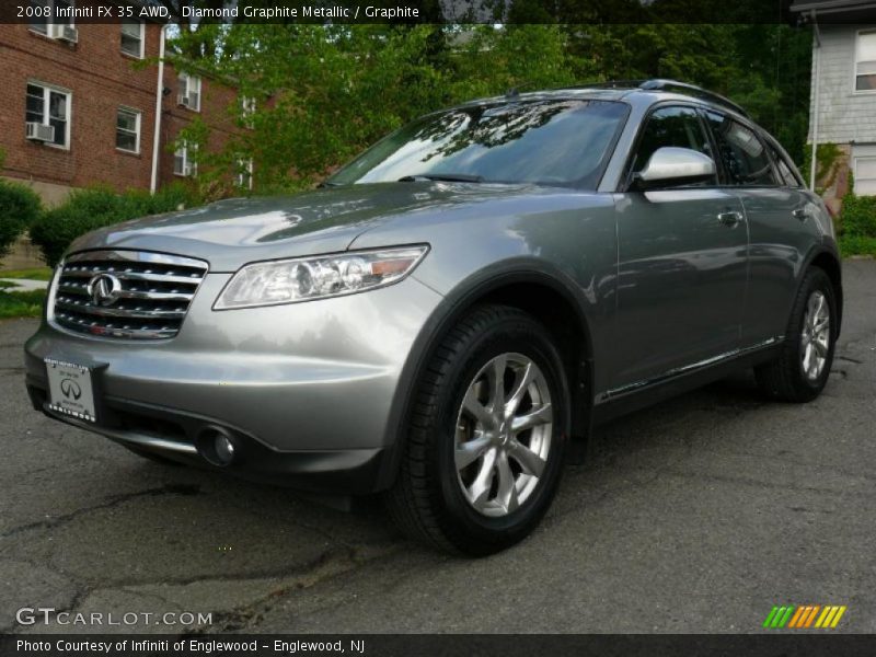 Diamond Graphite Metallic / Graphite 2008 Infiniti FX 35 AWD