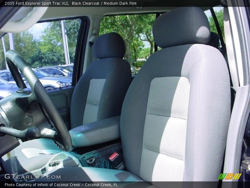 Black Clearcoat / Medium Dark Flint 2005 Ford Explorer Sport Trac XLS