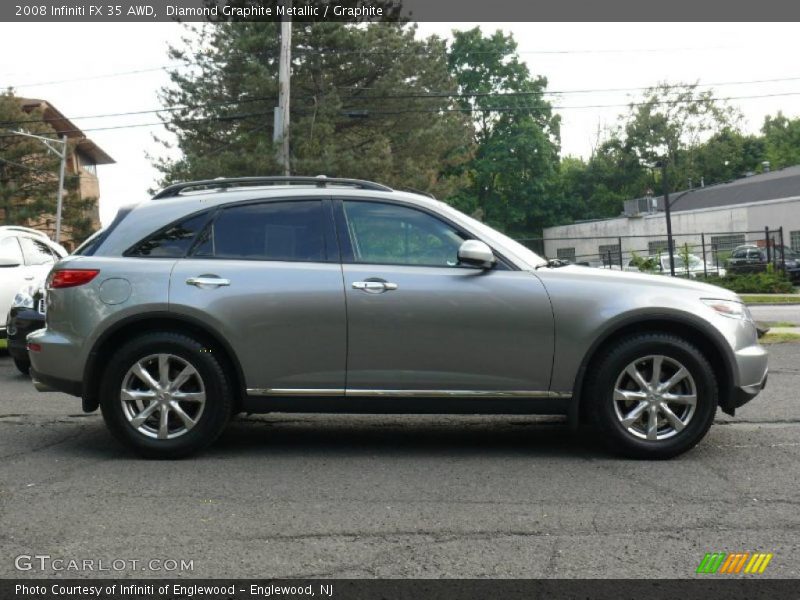 Diamond Graphite Metallic / Graphite 2008 Infiniti FX 35 AWD