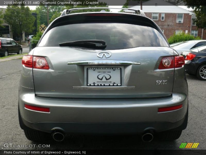 Diamond Graphite Metallic / Graphite 2008 Infiniti FX 35 AWD