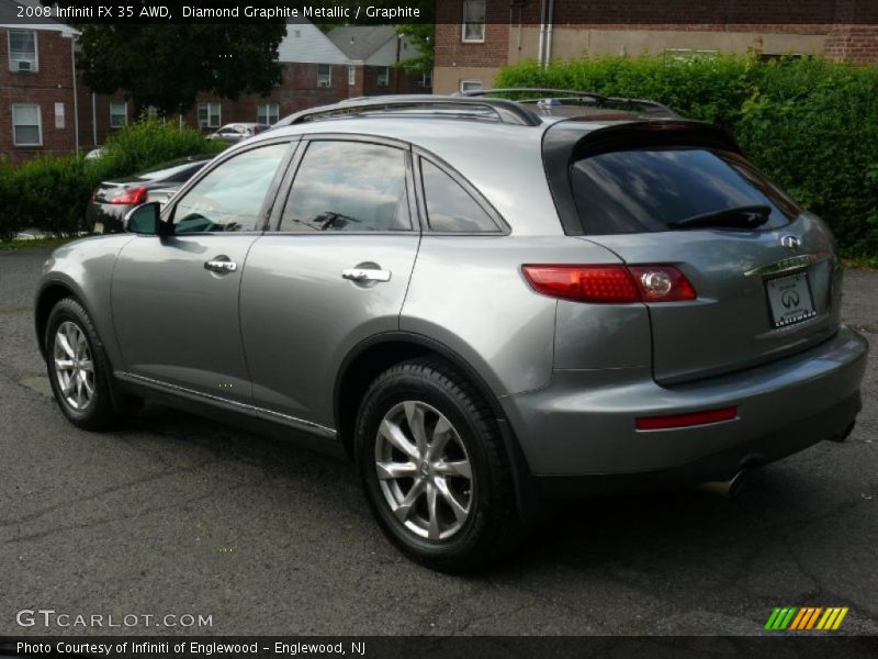 Diamond Graphite Metallic / Graphite 2008 Infiniti FX 35 AWD