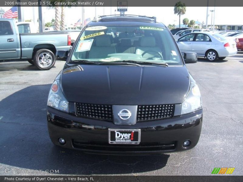 Galaxy Black Metallic / Gray 2006 Nissan Quest 3.5 SE