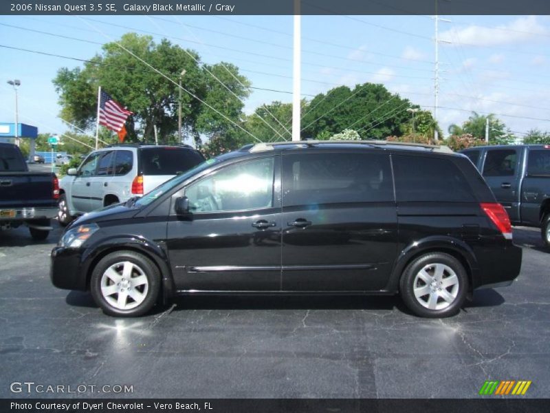 Galaxy Black Metallic / Gray 2006 Nissan Quest 3.5 SE