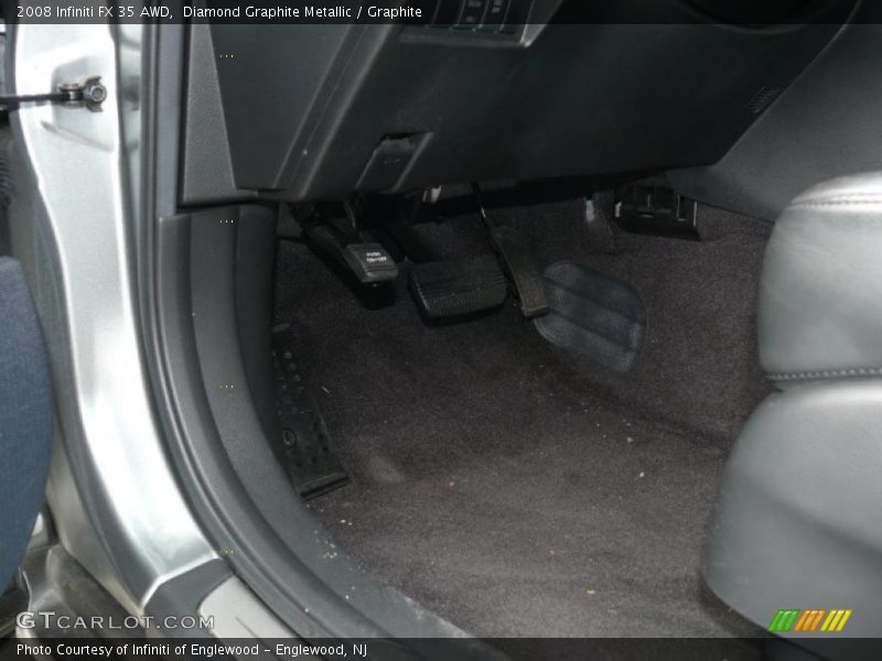 Diamond Graphite Metallic / Graphite 2008 Infiniti FX 35 AWD