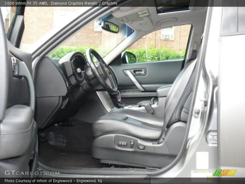 Diamond Graphite Metallic / Graphite 2008 Infiniti FX 35 AWD