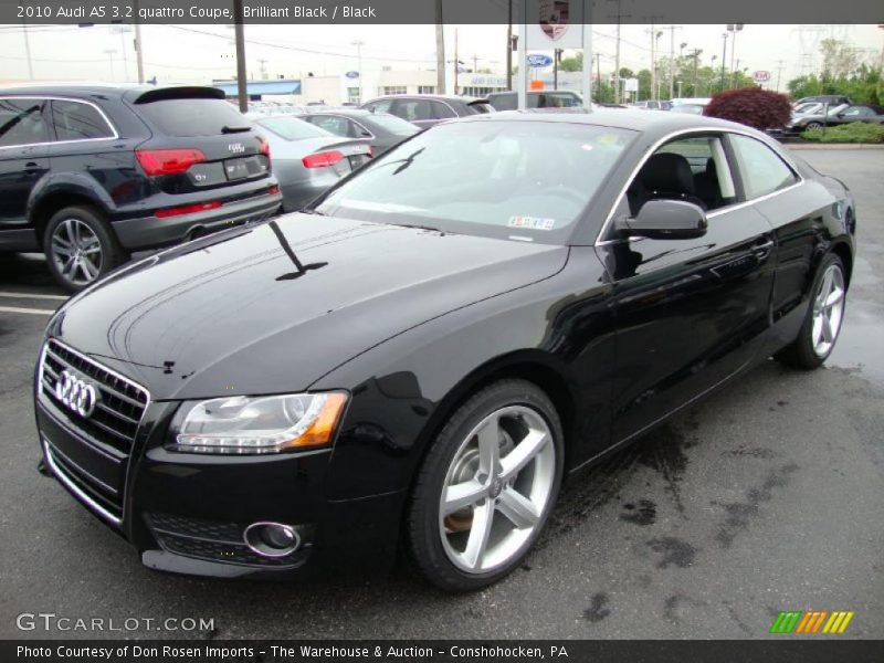 Brilliant Black / Black 2010 Audi A5 3.2 quattro Coupe