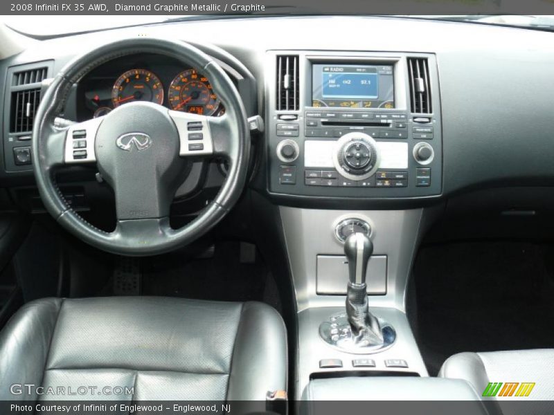 Diamond Graphite Metallic / Graphite 2008 Infiniti FX 35 AWD