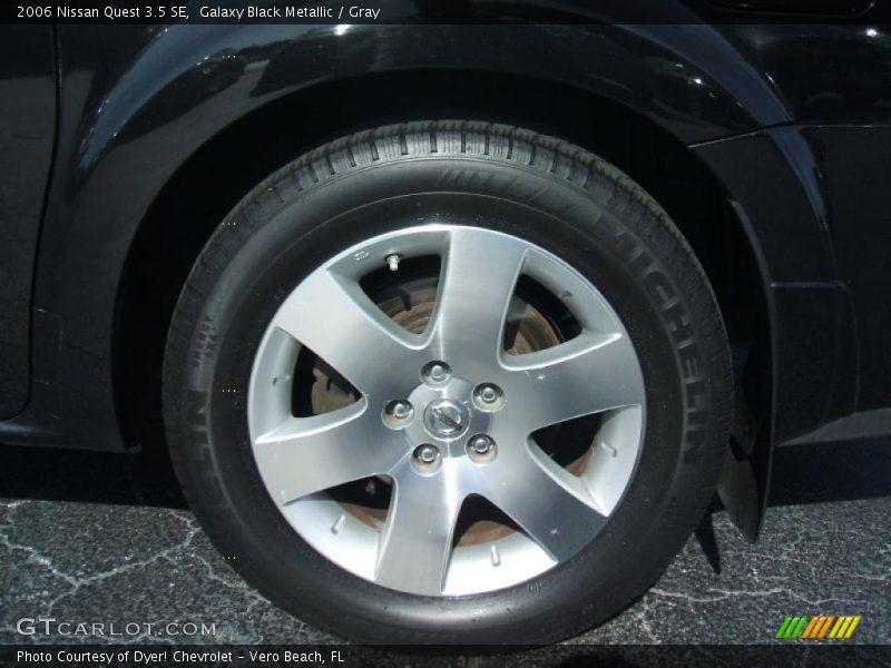 Galaxy Black Metallic / Gray 2006 Nissan Quest 3.5 SE
