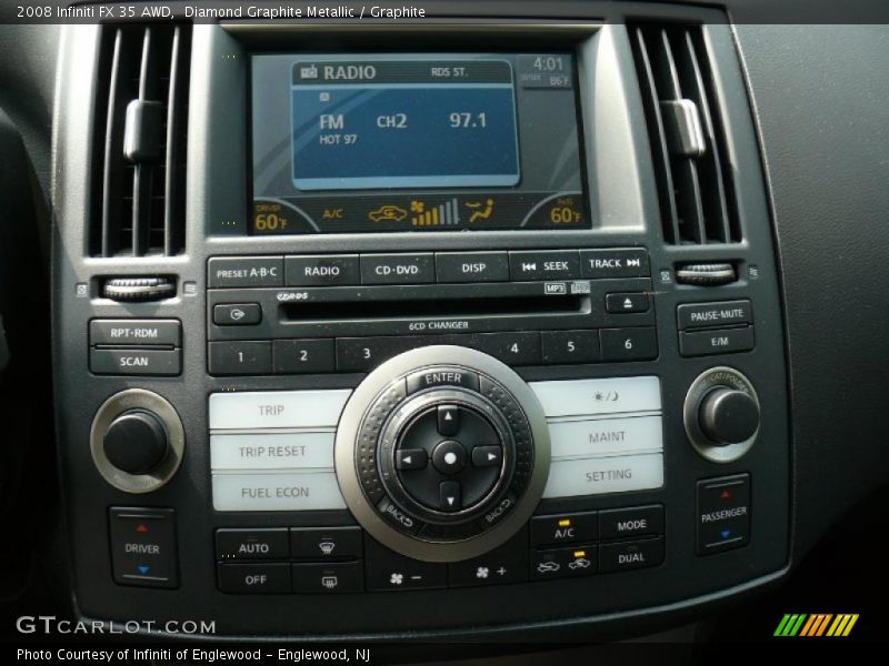 Diamond Graphite Metallic / Graphite 2008 Infiniti FX 35 AWD