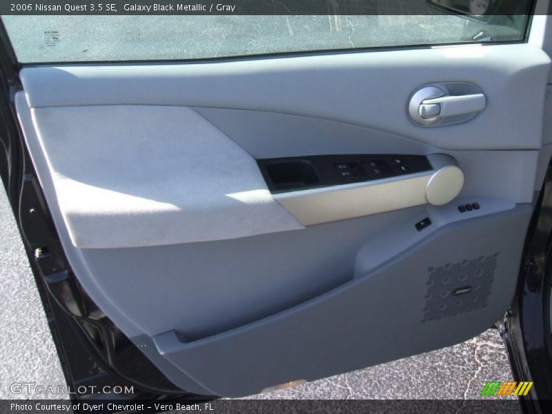 Galaxy Black Metallic / Gray 2006 Nissan Quest 3.5 SE
