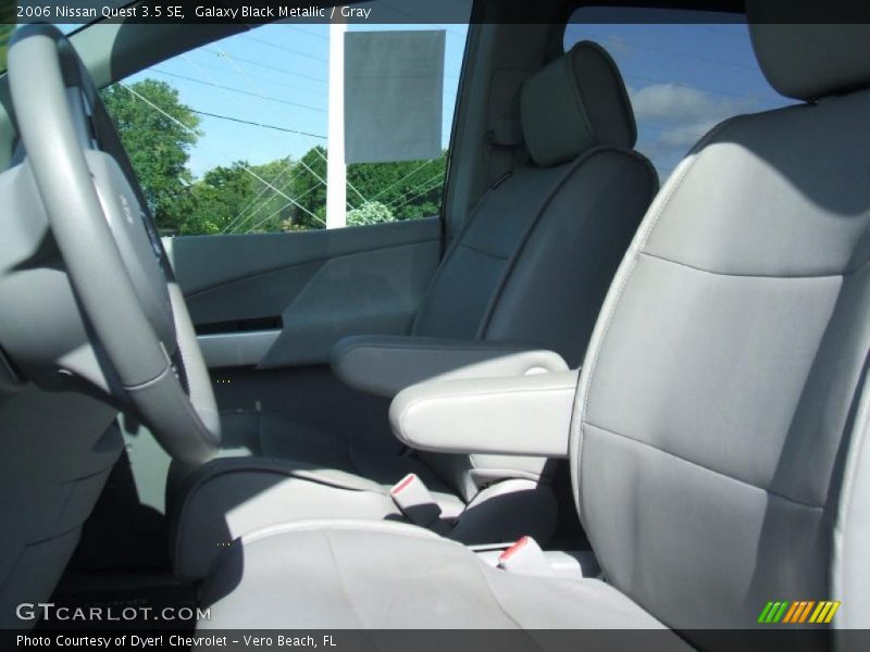 Galaxy Black Metallic / Gray 2006 Nissan Quest 3.5 SE