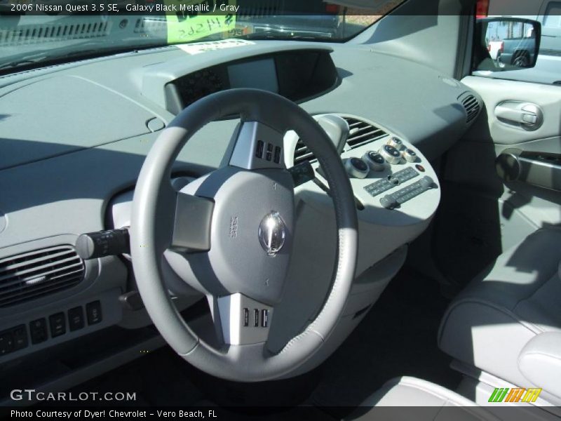 Galaxy Black Metallic / Gray 2006 Nissan Quest 3.5 SE