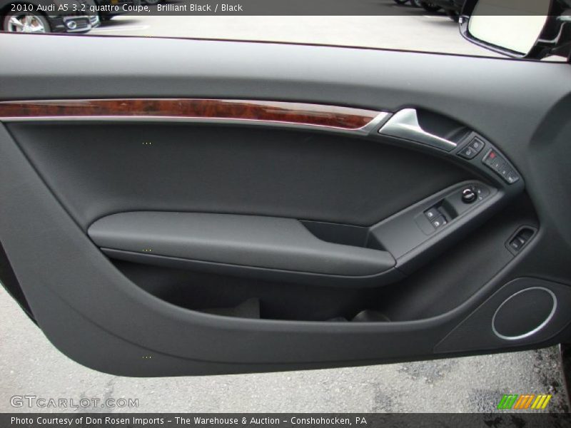 Brilliant Black / Black 2010 Audi A5 3.2 quattro Coupe