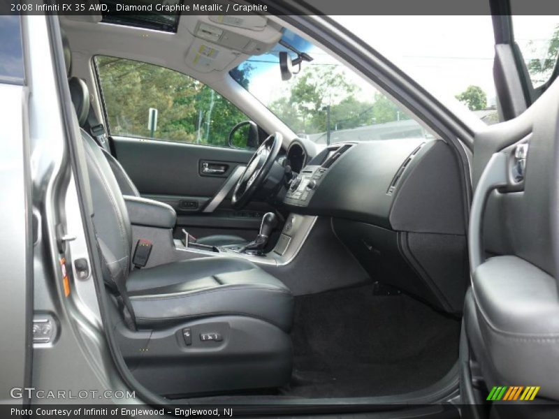 Diamond Graphite Metallic / Graphite 2008 Infiniti FX 35 AWD