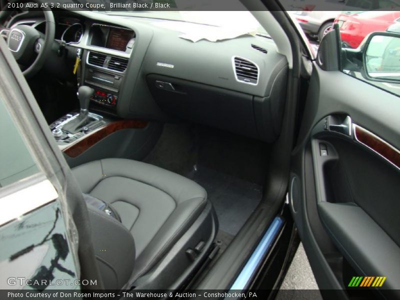Brilliant Black / Black 2010 Audi A5 3.2 quattro Coupe