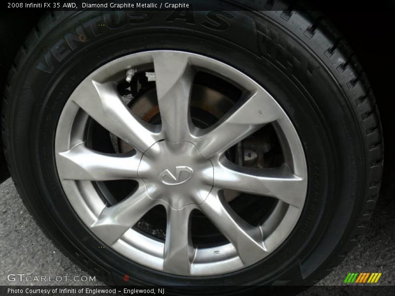 Diamond Graphite Metallic / Graphite 2008 Infiniti FX 35 AWD