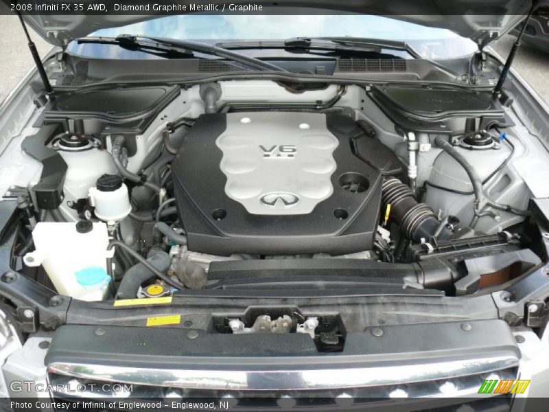 Diamond Graphite Metallic / Graphite 2008 Infiniti FX 35 AWD