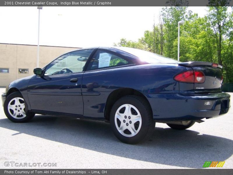 Indigo Blue Metallic / Graphite 2001 Chevrolet Cavalier Coupe