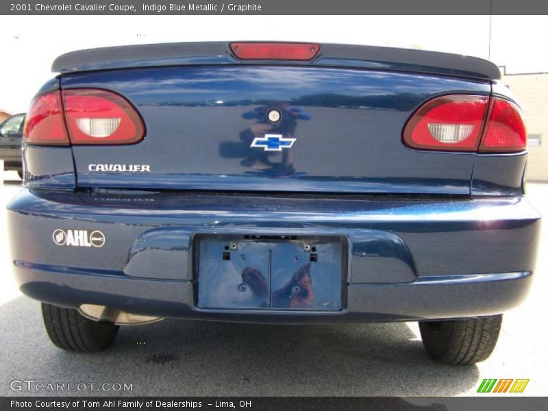 Indigo Blue Metallic / Graphite 2001 Chevrolet Cavalier Coupe
