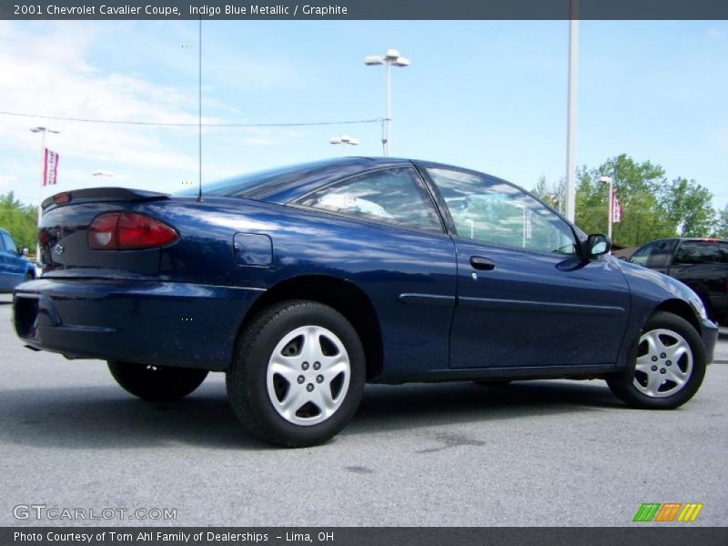 Indigo Blue Metallic / Graphite 2001 Chevrolet Cavalier Coupe