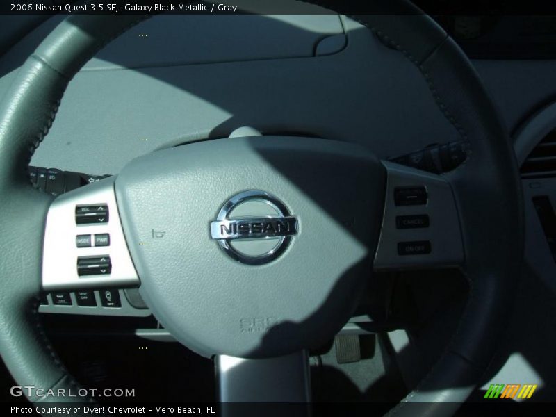 Galaxy Black Metallic / Gray 2006 Nissan Quest 3.5 SE