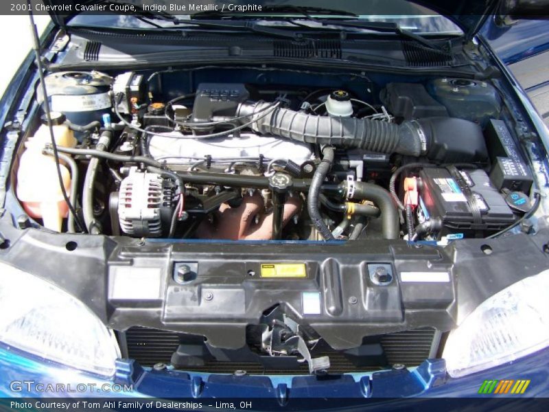 Indigo Blue Metallic / Graphite 2001 Chevrolet Cavalier Coupe