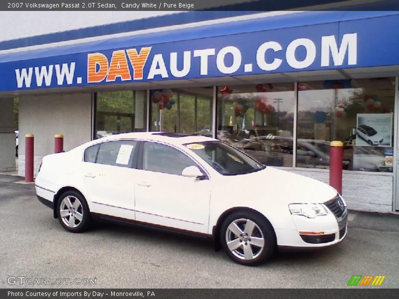 Candy White / Pure Beige 2007 Volkswagen Passat 2.0T Sedan