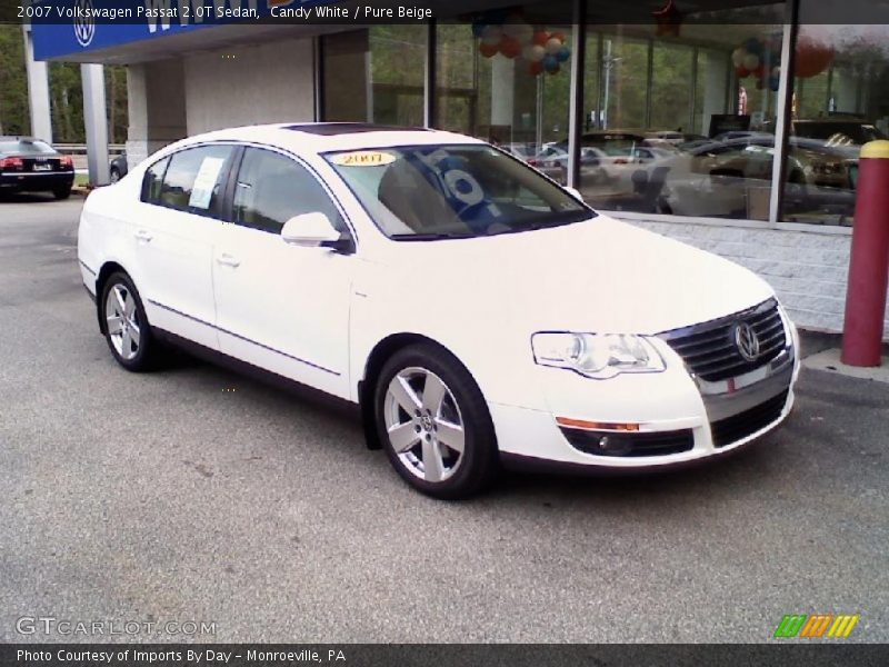 Candy White / Pure Beige 2007 Volkswagen Passat 2.0T Sedan