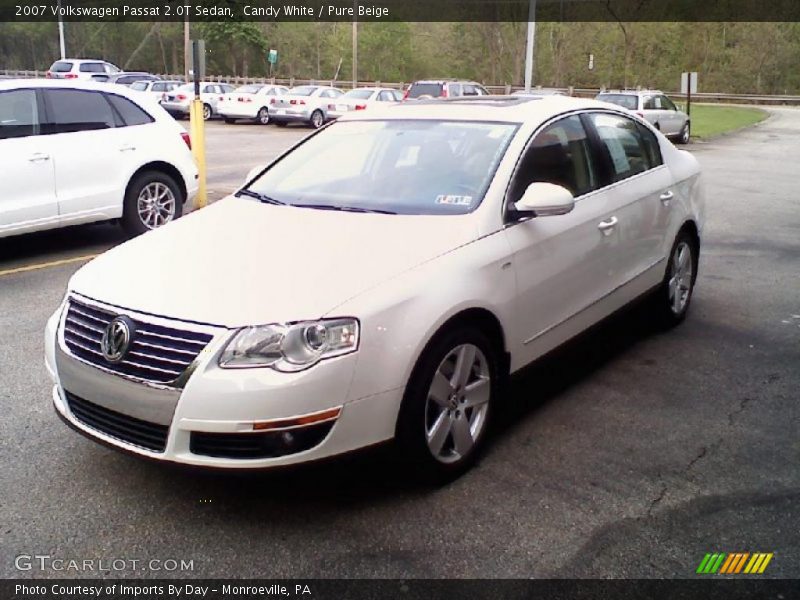 Candy White / Pure Beige 2007 Volkswagen Passat 2.0T Sedan