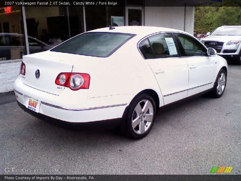 Candy White / Pure Beige 2007 Volkswagen Passat 2.0T Sedan