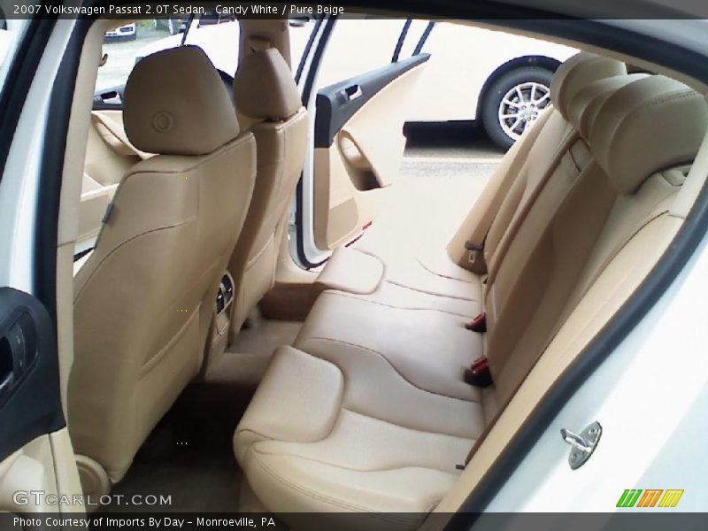 Candy White / Pure Beige 2007 Volkswagen Passat 2.0T Sedan