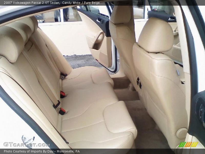 Candy White / Pure Beige 2007 Volkswagen Passat 2.0T Sedan