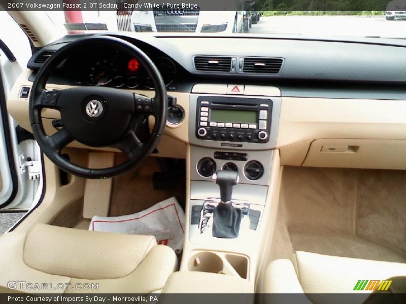 Candy White / Pure Beige 2007 Volkswagen Passat 2.0T Sedan