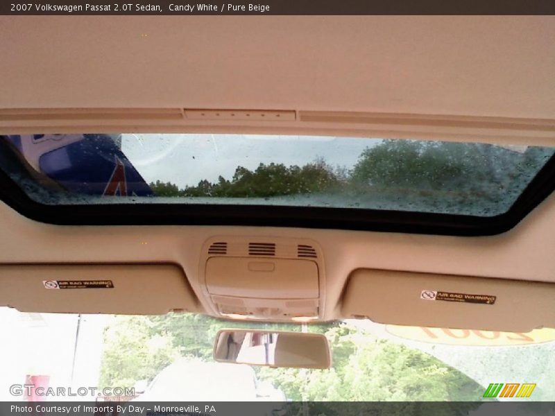 Candy White / Pure Beige 2007 Volkswagen Passat 2.0T Sedan