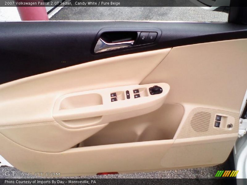 Candy White / Pure Beige 2007 Volkswagen Passat 2.0T Sedan