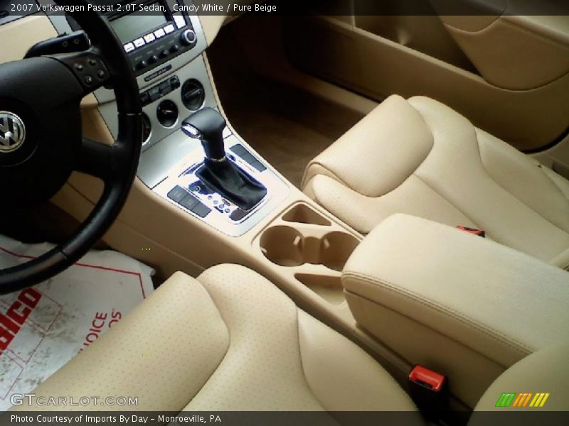 Candy White / Pure Beige 2007 Volkswagen Passat 2.0T Sedan