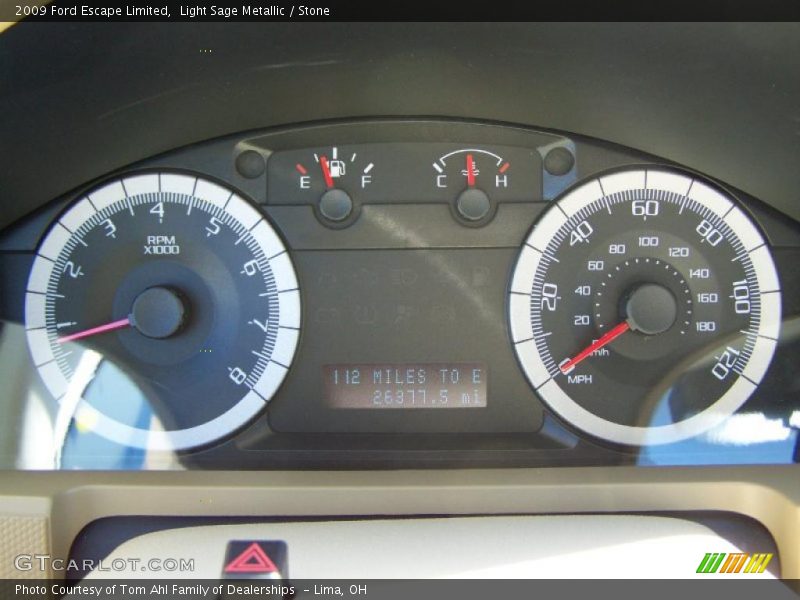 Light Sage Metallic / Stone 2009 Ford Escape Limited