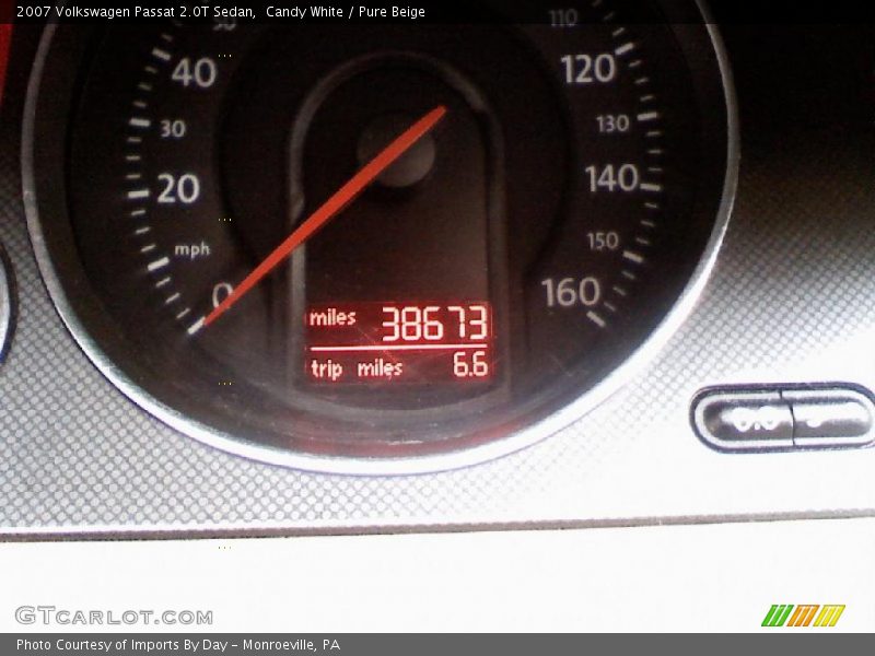 Candy White / Pure Beige 2007 Volkswagen Passat 2.0T Sedan