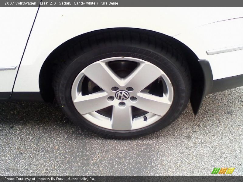 Candy White / Pure Beige 2007 Volkswagen Passat 2.0T Sedan