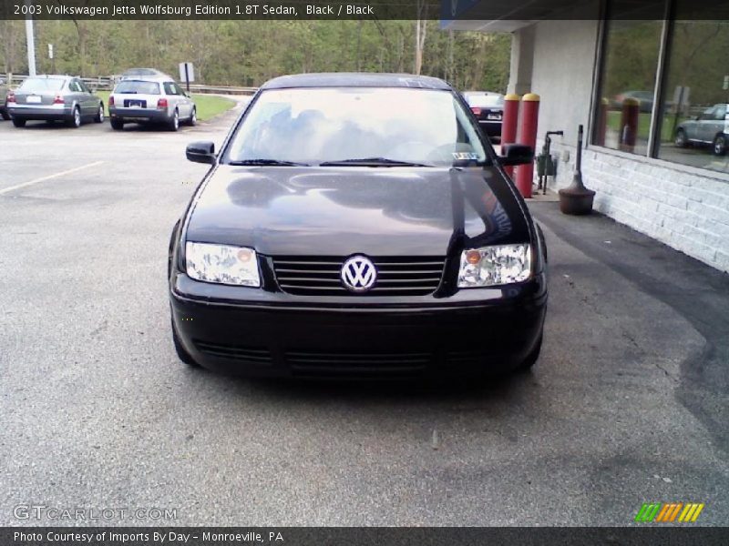 Black / Black 2003 Volkswagen Jetta Wolfsburg Edition 1.8T Sedan